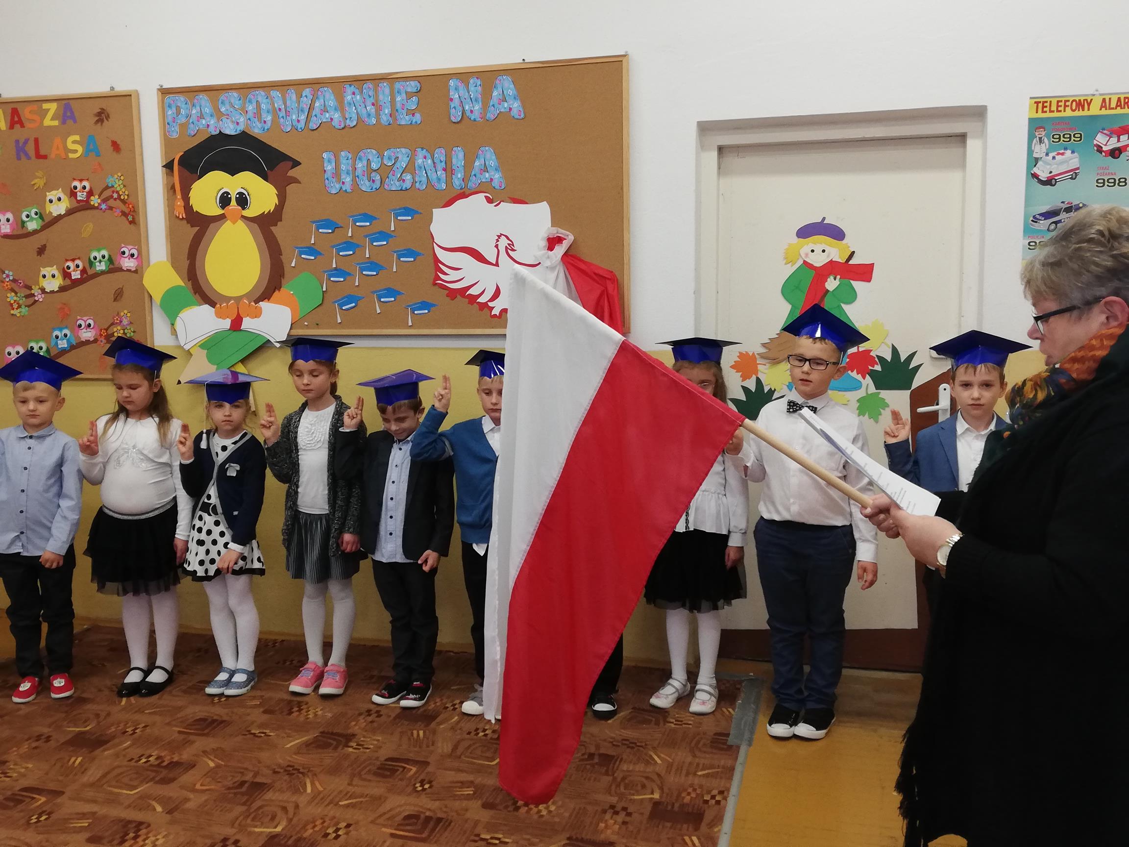Pasowanie pierwszoklasistów